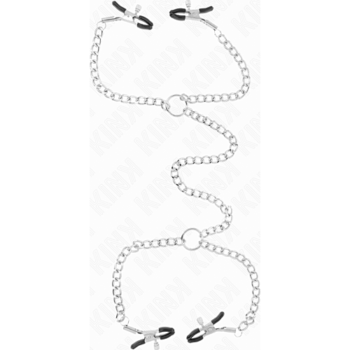 Nipple Clamps KINK 32 cm with Chains for Enhanced Sensation