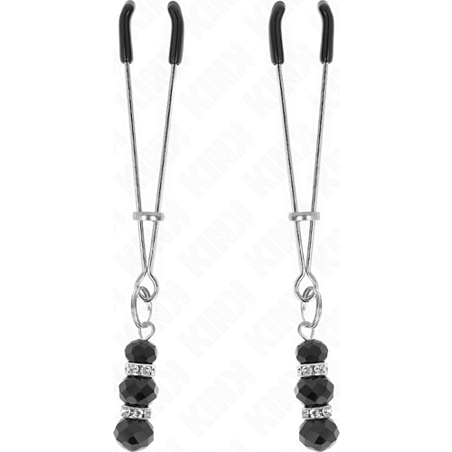 Nipple Clamps KINK NIPPLE GRIP 7 cm with Glass Beads