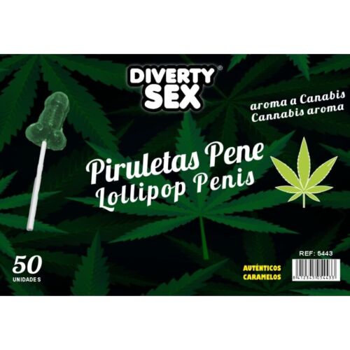 Cannabis Aroma Penis Lollipops by DIABLO GOLOSO