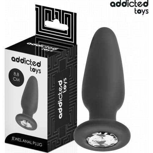 Anal Plug Addicted Toys S Size with Jewel Base