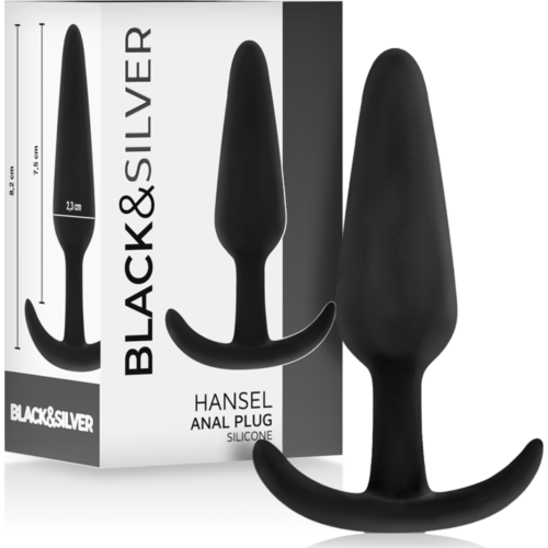 BLACK&SILVER Hansel Silicone Anal Plug