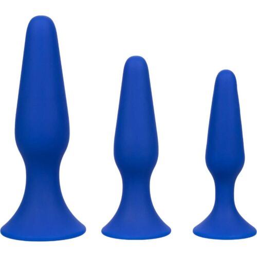CalExotics Admiral Kit 3 Anal Plugs with Suction Base