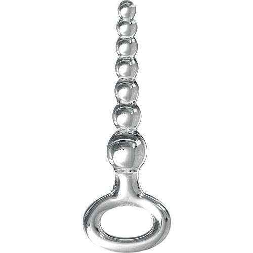 Glass Anal Plug ICICLES N. 67 - Elegant Handcrafted Design