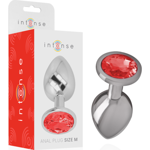 Anal Plug INTENSE with Diamond Jewel Size M