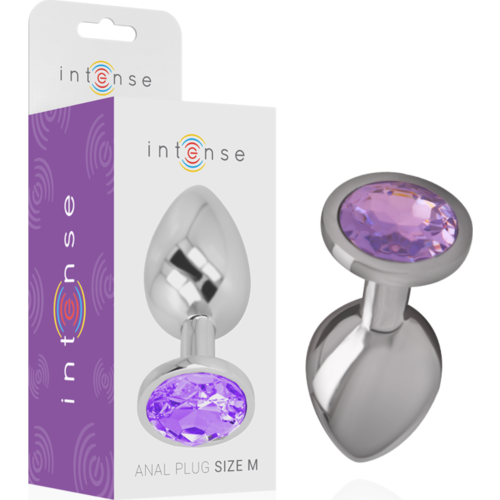 Anal Plug INTENSE with Diamond Jewel - Size M