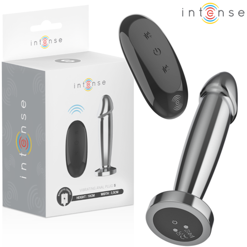 Anal Plug INTENSE S with Remote Control and Vibrations