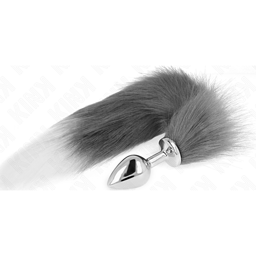 Anal Plug KINK Medium with Synthetic Tail