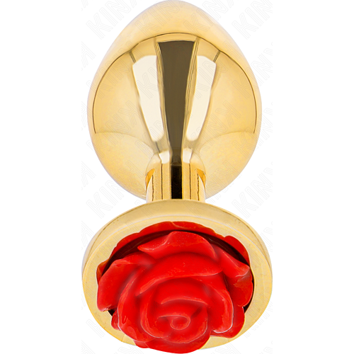 Anal Plug KINK with Elegant Rose Decoration