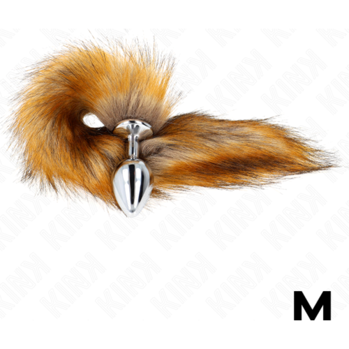 Anal Plug KINK Size M with Synthetic Tail