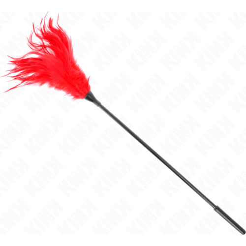 Tickle Feathers KINK Multiple Red 45 cm for Sensual Play