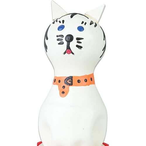 Novelty Condoms CONDOMERIE Cat White Hand-painted