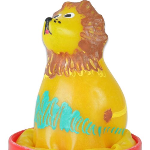 Novelty Condoms CONDOMERIE Sitting Lion Hand-Painted