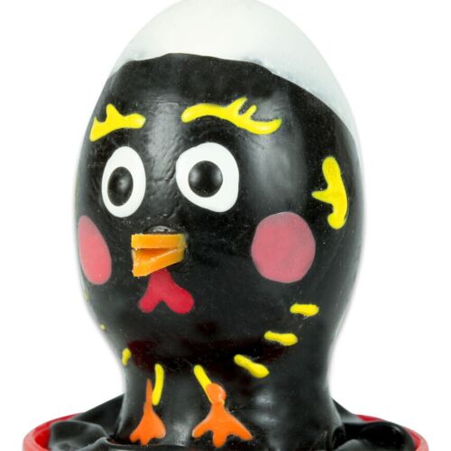 Novelty Condoms CONDOMERIE Chicken Black Hand-Painted