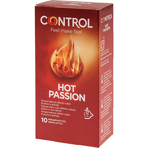 Condom Control Hot Passion 10 Pack with Heat Effect