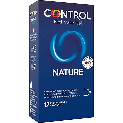 Control Condoms 12 Units - Transparent Natural Latex