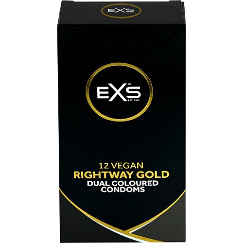 Exs Rightway Gold condoms — 12 pack