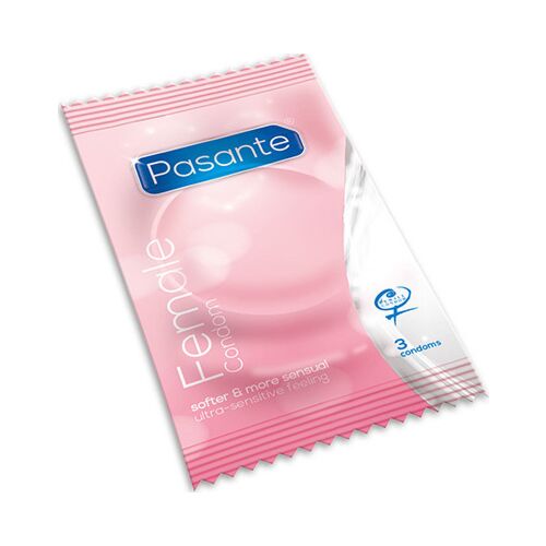 Internal Condoms Pasante 30 Units | Latex-free and Pre-lubricated