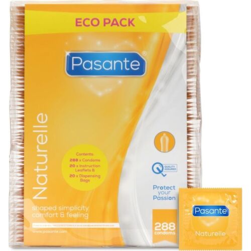 Condoms Pasante Naturelle 288 Units - Ultra Lubricated