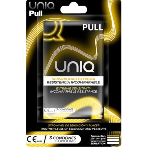UNIQ Pull Condoms with Strips for Easy Use