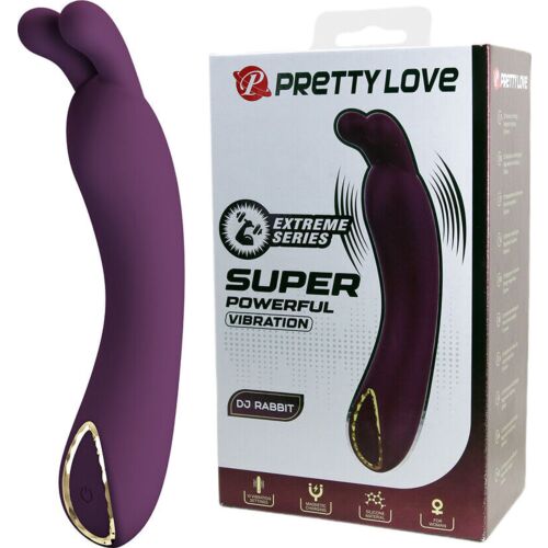 G-Spot Vibrator Pretty Love DJ Rabbit with Double Stimulation