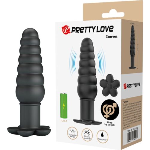 Anal Plug Vibrator Pretty Love Imron with Vibration