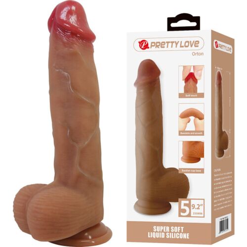 Dildo Pretty Love Orton Realistic Suction Base 23.5 cm
