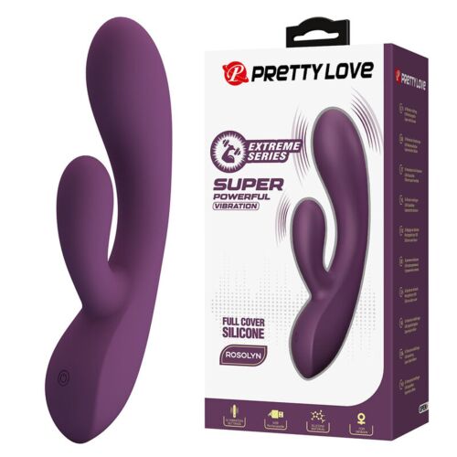 Rabbit Vibrator HIGH TECH PRETTY LOVE ROSOLYN with 10 Functions
