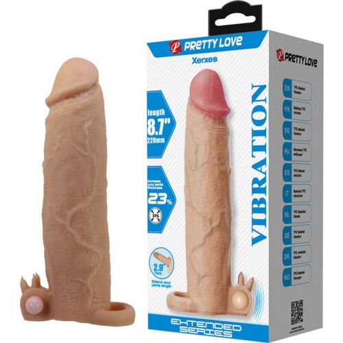 Sleeve Pretty Love Male Xerxes with Clitoral Stimulator