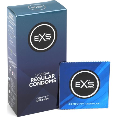 Regular exs - colorless condoms -12 pack