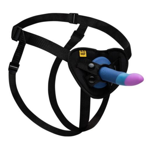 Dildo Harness ROMP Piccolo with Tri-colour Dildo and Suction Base