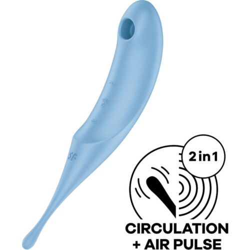 Suction Vibrator Satisfyer Twirling Pro with Dual Stimulation