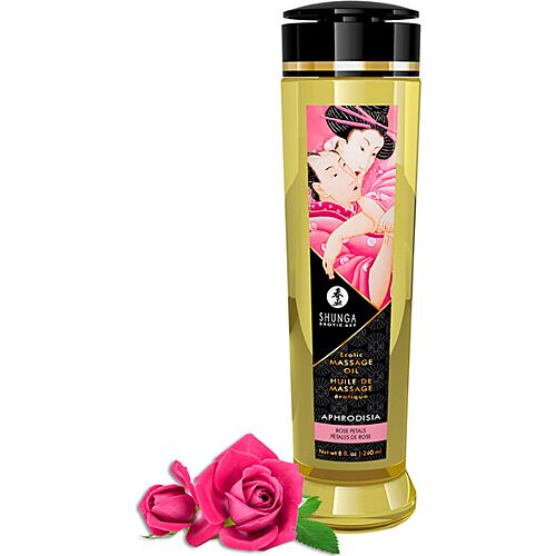Massage Oil SHUNGA Aphrodisia 240ml with Rose Aroma
