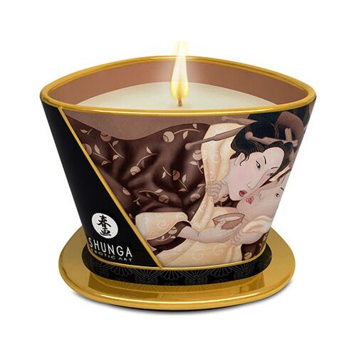 Massage Candle SHUNGA Mini Caress Chocolate Aroma 170 ml