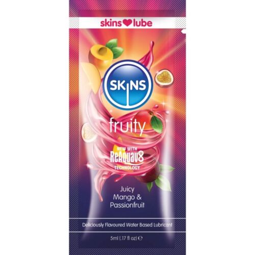 Lubricant SKINS Fruity Mango & Passion Fruit Single-Dose 5ml