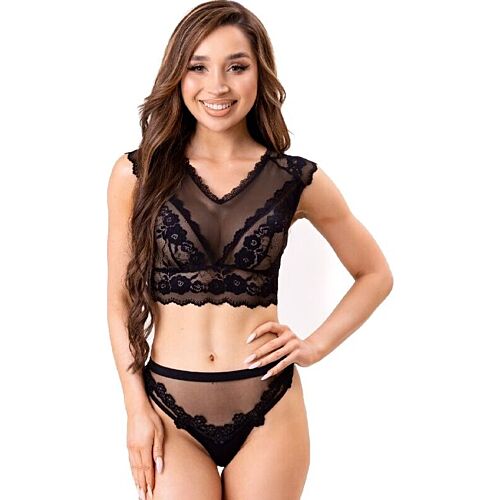 Lingerie Set Livco Corsetti Elin with Translucent Bra