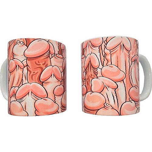 Ceramic Penis Print Mug by DIABLO PICANTE