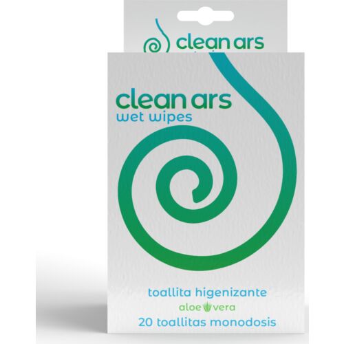 Wet Wipes Toallitas Clean Ars - Box of 20