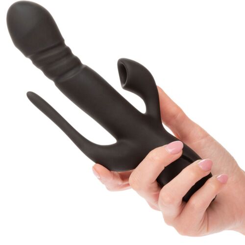 Vibrator CALEXOTICS Triple Euphoria with Powerful Thrusting Action