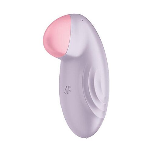 Satisfyer Tropical Tip Lay-On Vibrator Purple - Satisfyer Dipping Delight