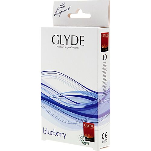Vegan Condoms Glyde Ultra Blueberry – Natural Latex Delight