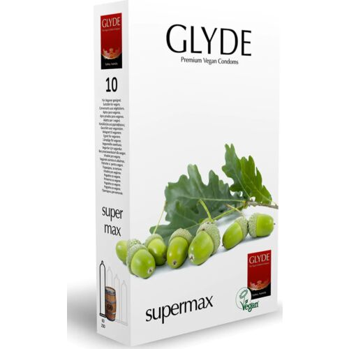 Glyde Ultra Supermax Vegan Condoms - Extra Large Size