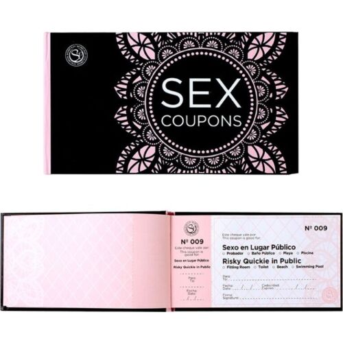 Sensual Exchange Coupons by SECRETPLAY – 50 Bilingual Vouchers