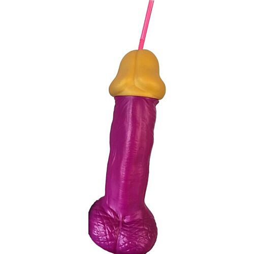 Diablo Picante Plastic Penis Glass - Fun Celebration Accessory