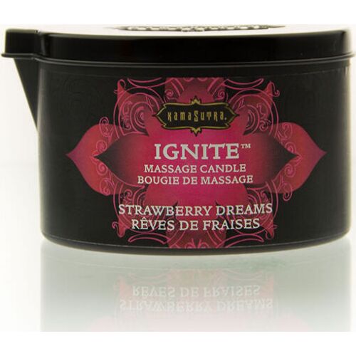 KAMASUTRA Strawberry Dreams Massage Candle 170g