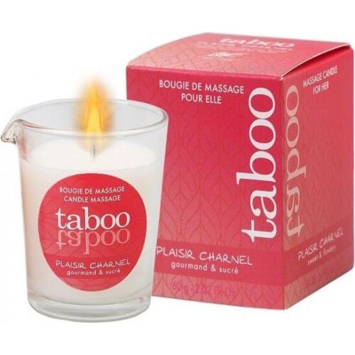 Massage Candle RUF Taboo with Cocoa Flower Aroma