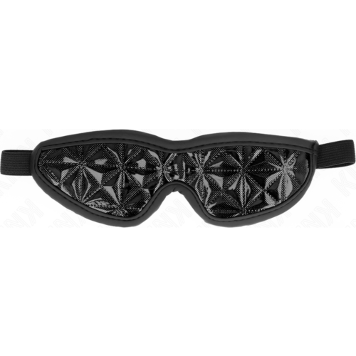 Eye Mask KINK MASKED ALLURE Black Diamond Pattern