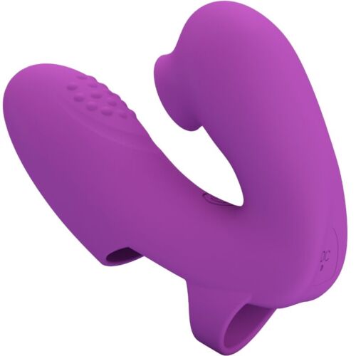 Pretty Love Athena Finger Vibrator with Clitoral Stimulator