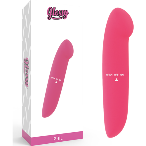 GLOSSY PHIL Vibrator | G-spot Stimulation in Travel Size