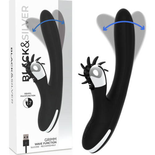 GRIMM Wave Function G‑Spot Vibrator by BLACK&SILVER