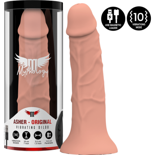 Dildo Mythology Asher Original S with Vibrator Feature